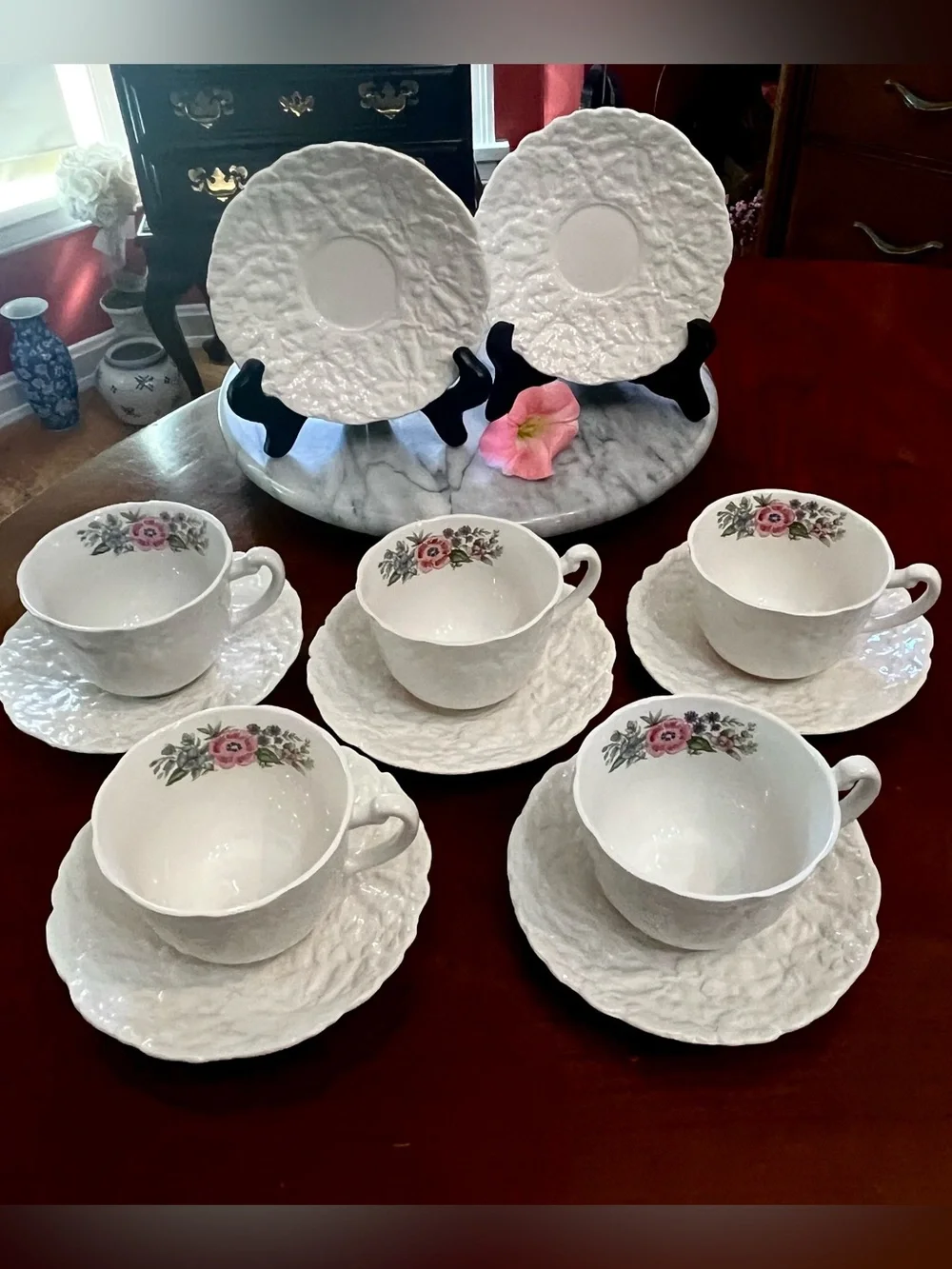 Royal Cauldon Bristol Ironstone Woodstock vtg royal